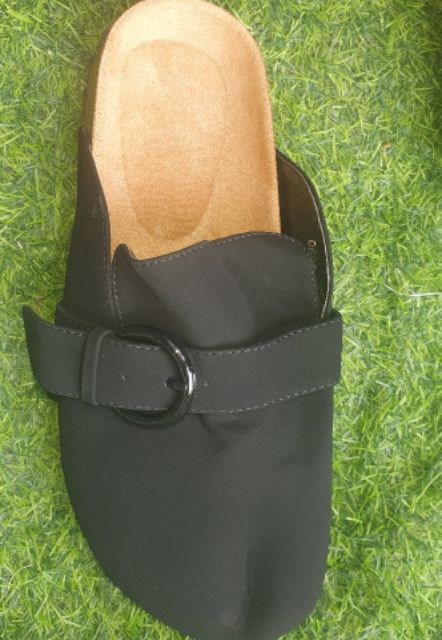 2022 Ladies Half Suede Buckle Styled  Slippers