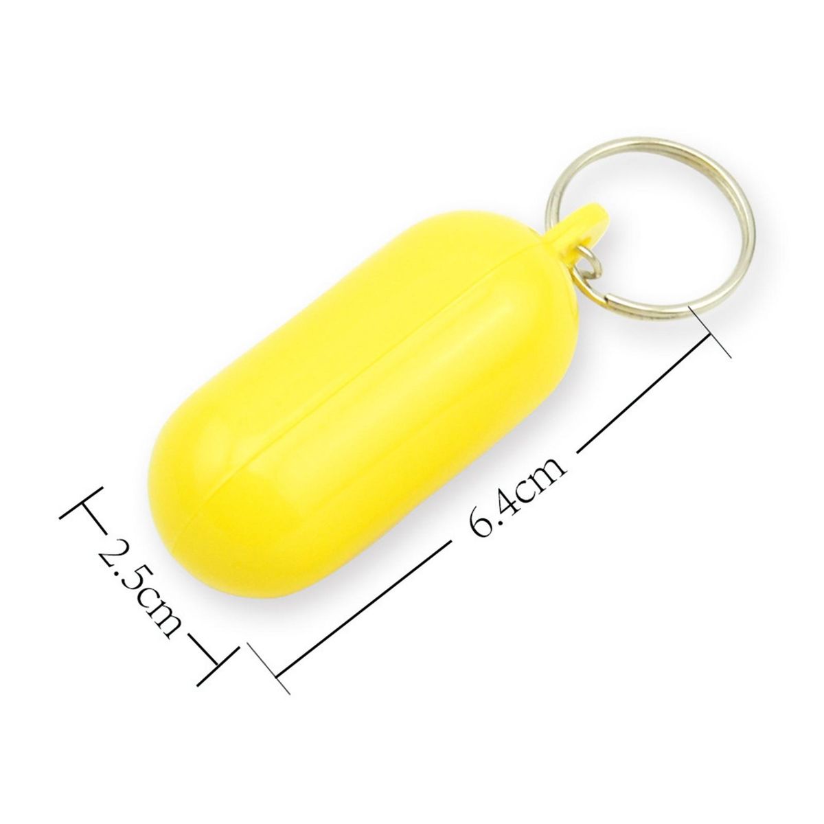 Floating Key Ring Waterproof Float Key Ring Yellow