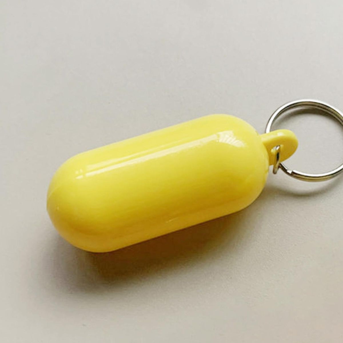 Floating Key Ring Waterproof Float Key Ring Yellow