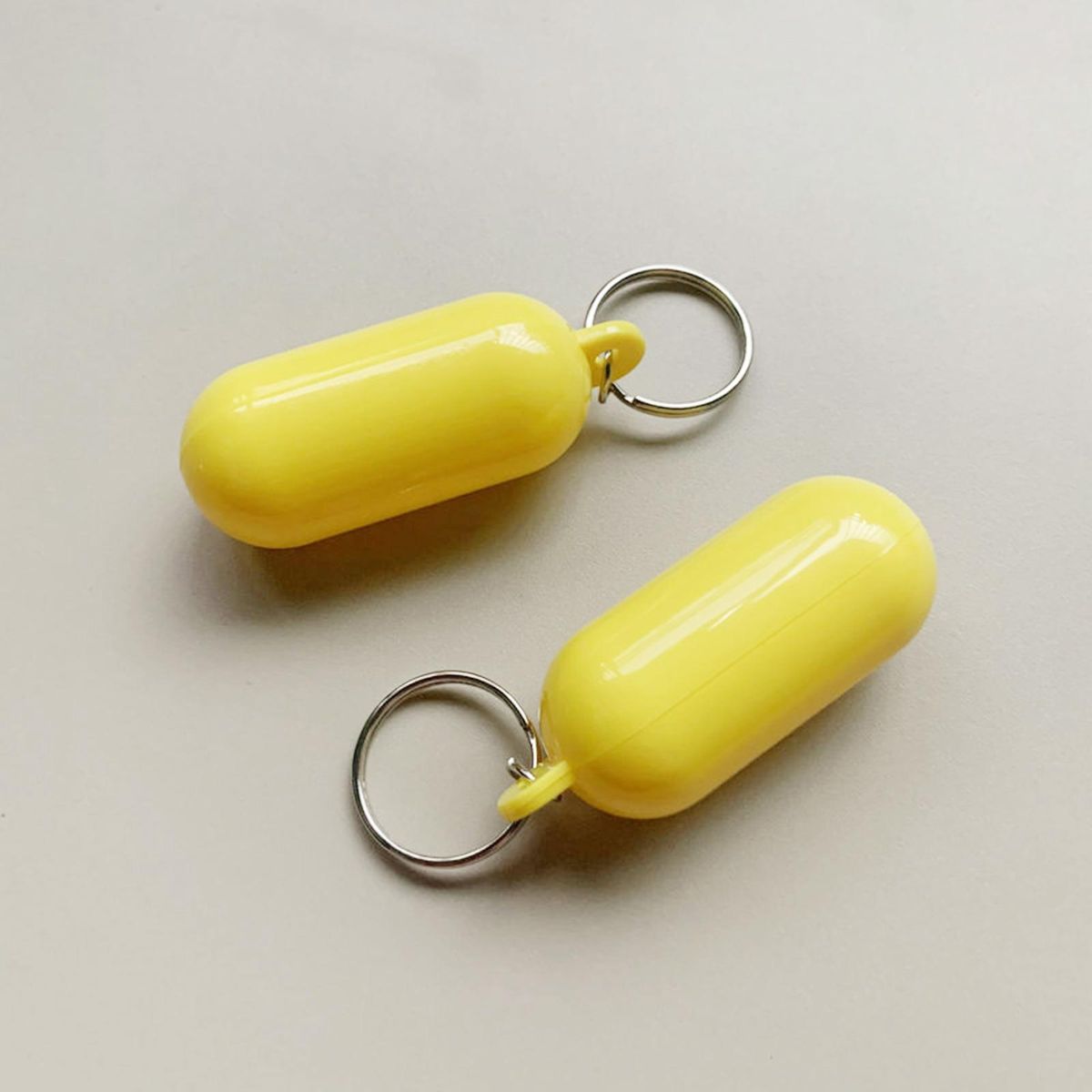 Floating Key Ring Waterproof Float Key Ring Yellow
