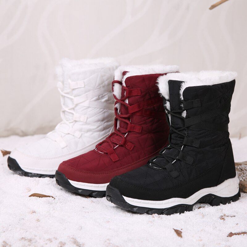 Women Boots  Platform Warm Shoes