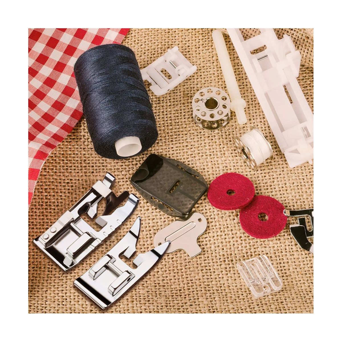 in Ditch Foot and 14 Inch Quilting Patchwork Presser Foot Set for Household Multi-Function Sewing Machines