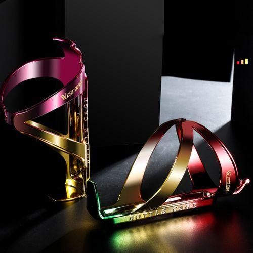 WEST BIKING Bicycle Bottle Cage Electroplating Rainbow MTB