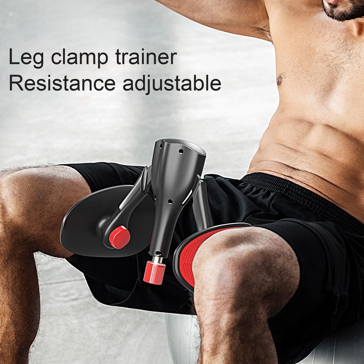 Leg Clamp Trainer Leg Thigh Hip Strengthening Device Red Black