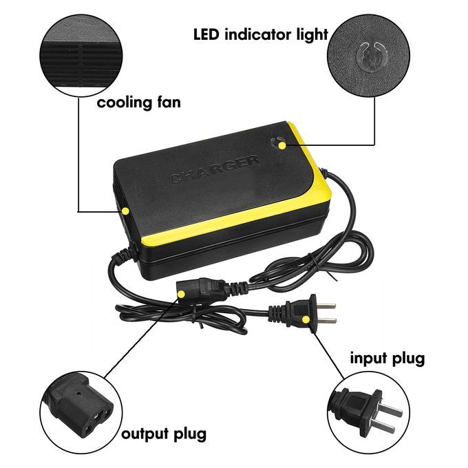 48V 20AH Lead Acid Battery Charger For Electric Bicycle Bike Motorcycle
