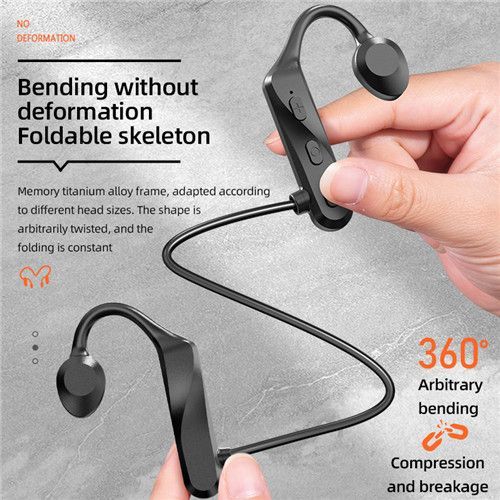 Stylish Bluetooth Bone Conduction Wireless Earphone Earbuds