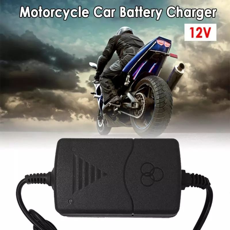 12V US Plug/EU Plug Smart Compact Battery Sealed Lead Acid Rechargeable Automatic Battery Charger Per Car Truck Motorcycle
