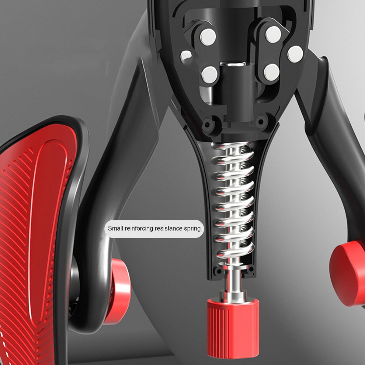 Leg Muscle Trainer Leg Hip Muscle Trainer Equipment Red Black