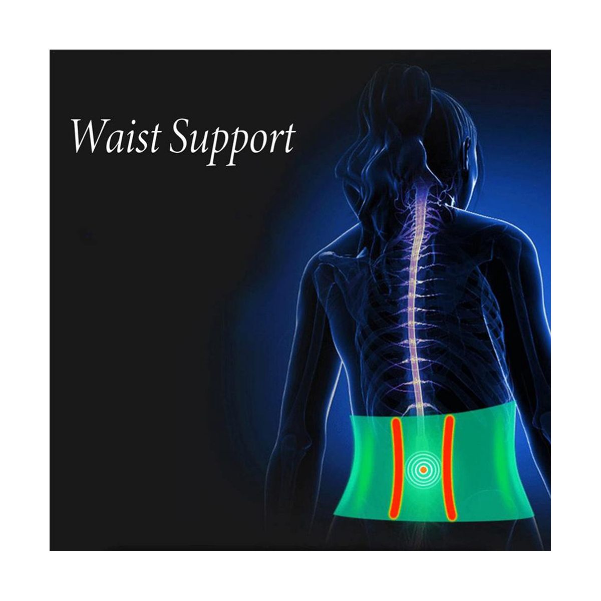 Waist Support Brace Belt Dainely Belt Healthy Belt Eliminate Back Hurt the Healthy Way Breathable Lower Back Support