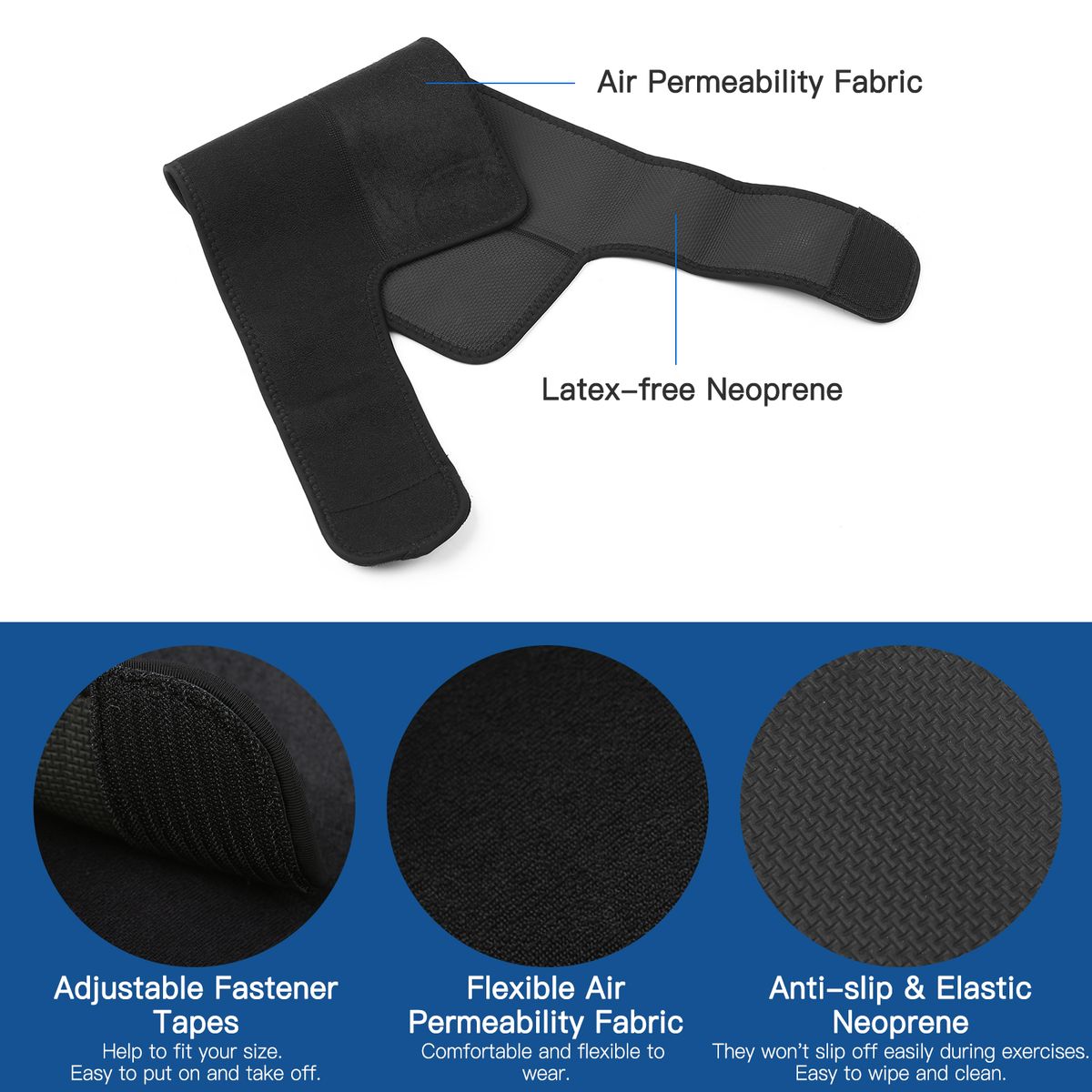 Thigh Trimmers Men Women Thigh Sleeves Adjustable Thigh