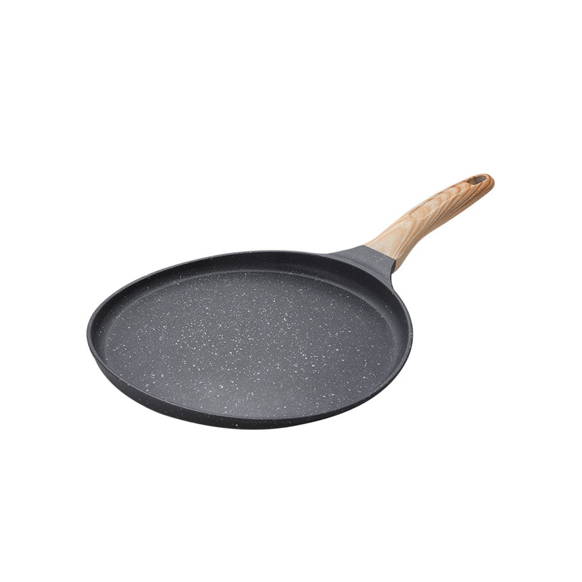 Non Stick Crepe Pan, Granite Coating Dosa Pan for Cooking, Flat Skillet for Tortillas, Omelette, Pancake Maker
