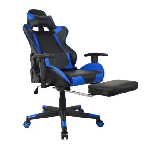 Executive Recline Game Chair- Blue