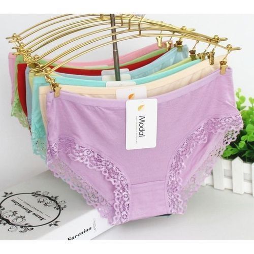 Ladies Cotton-Lace Panties  SET OF 6