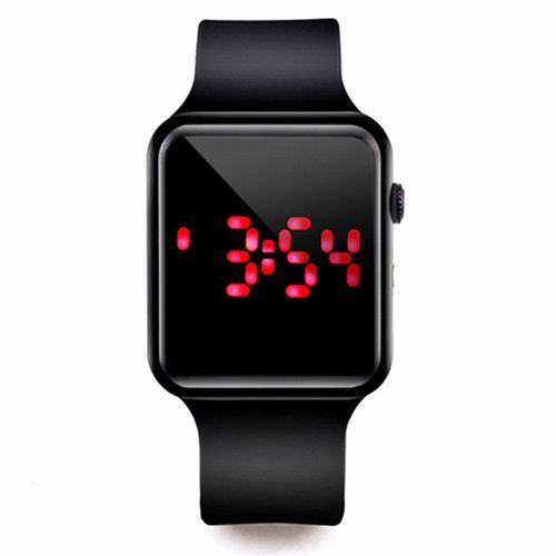 Fantastic Silicone LED Digital Electronic Unisex Sports Wristwatch