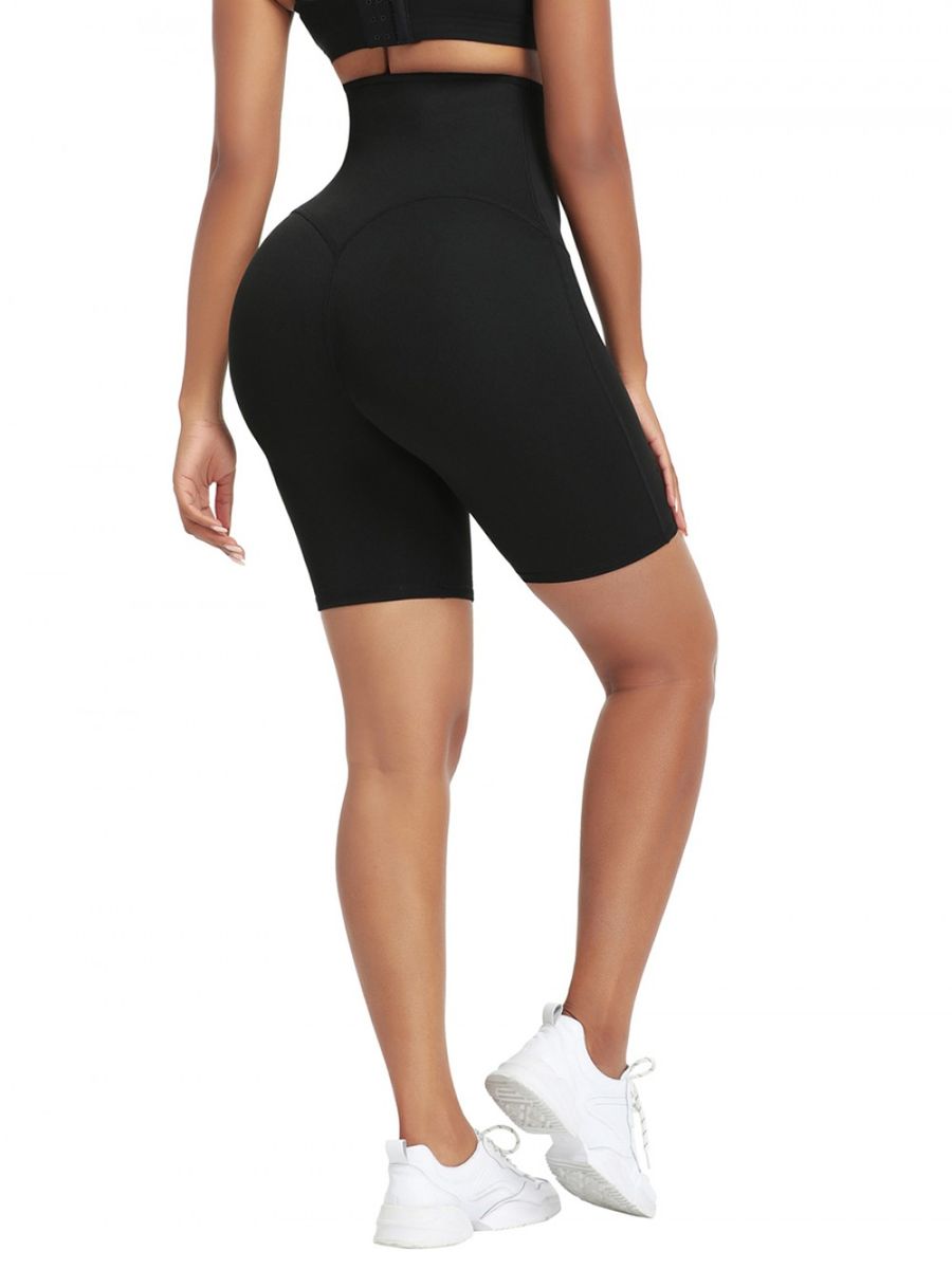 3 ADJUSTABLE HOOKS WAISTRAINER SHORTS WITH NEOPRENE