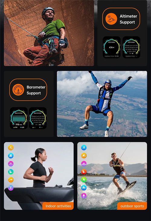 Smart Watch 2.09‘' Bluetooth Call Waterproof For Ios Android