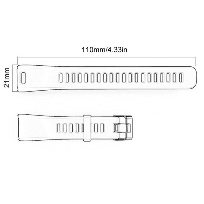 Sili One Smart Bra Elet Repla Ement Strap Wat Hband For GARMIN VIVOSMART HR-black