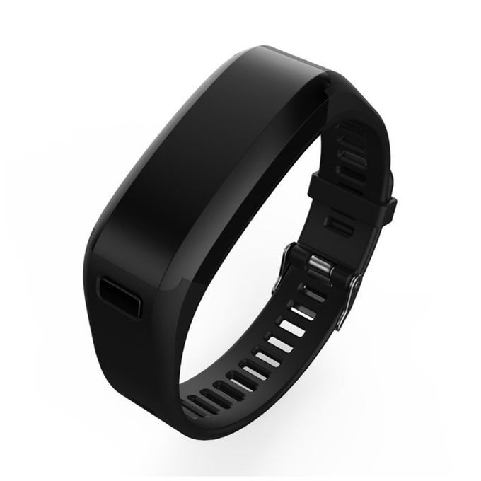 Sili One Smart Bra Elet Repla Ement Strap Wat Hband For GARMIN VIVOSMART HR-black