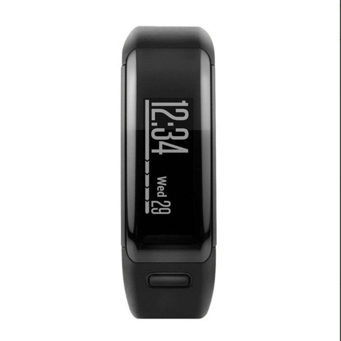 Sili One Smart Bra Elet Repla Ement Strap Wat Hband For GARMIN VIVOSMART HR-black