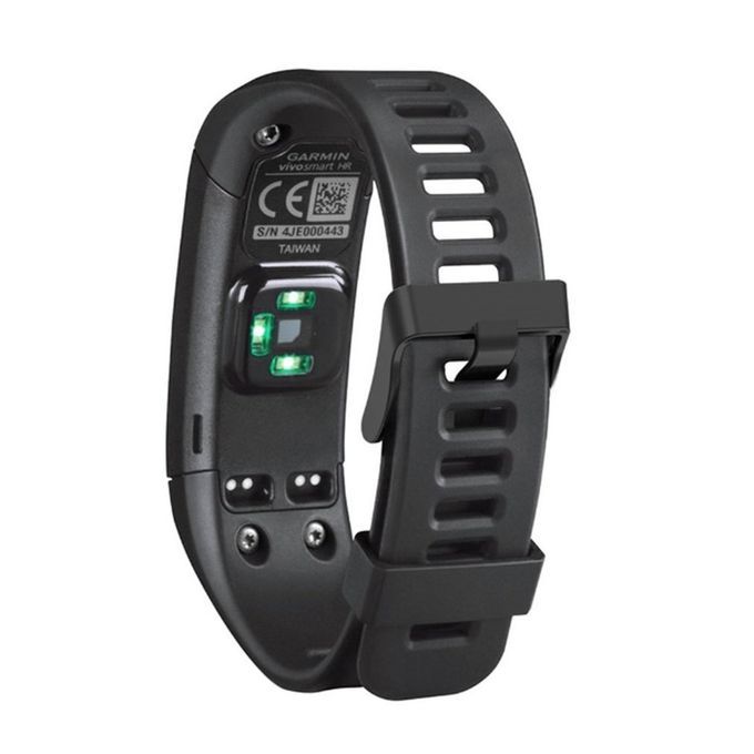 Sili One Smart Bra Elet Repla Ement Strap Wat Hband For GARMIN VIVOSMART HR-black
