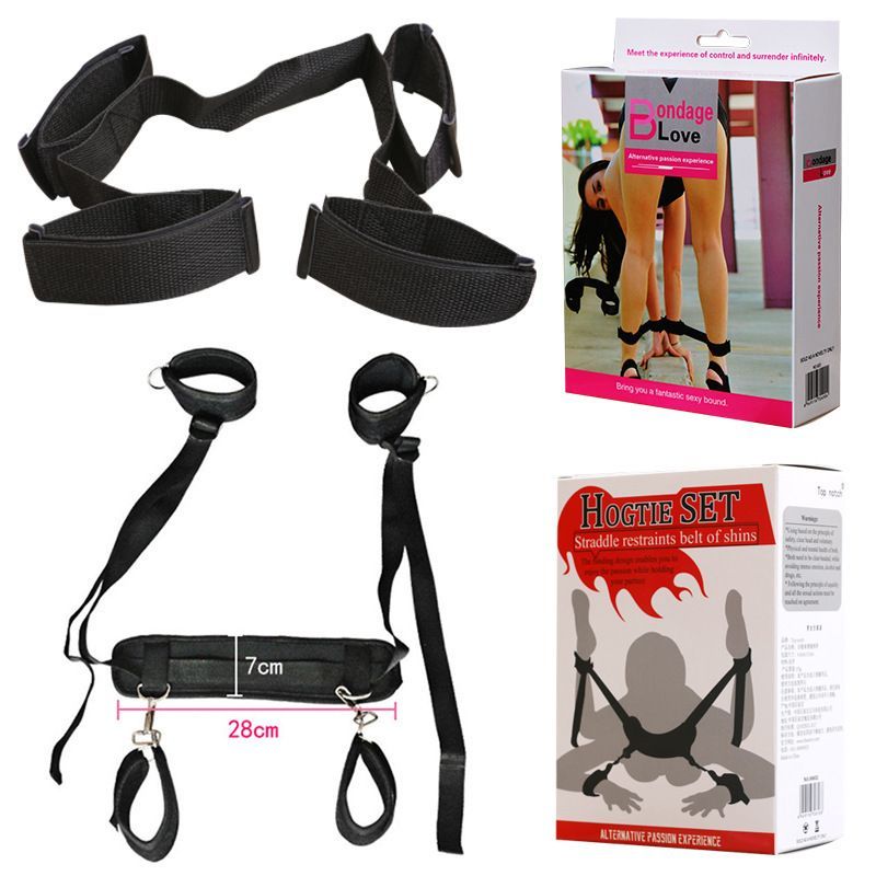 BDSM For HAND And SPLIT LEG RESTRAINER KIT - Kinky Adult Toy