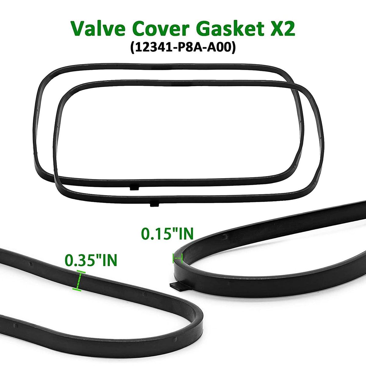 Engine Valve Cover Gasket Set for Honda Acura -Accord