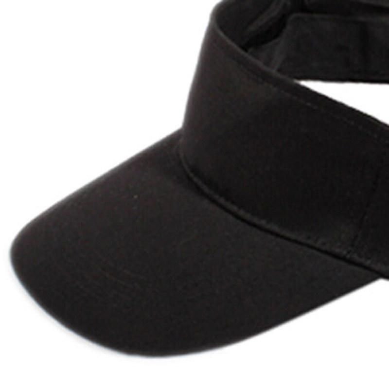 Men Women Summer Adjustable Sun Visor Tennis Golf Hat-White