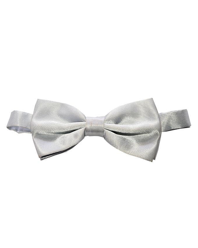 Boys Bow Tie -Silver Ash .