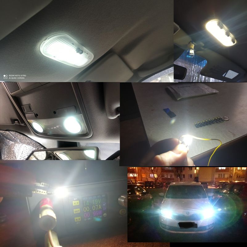 10x T10 Led W5w 194 Car Lights For Honda Civic Accord Crv