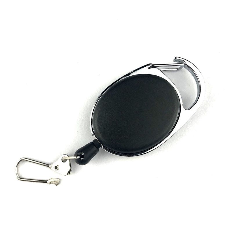 Retractable Anti-Lost Keychain Keyring Key Holder-Black