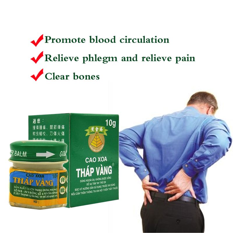 Neck Of Gold Shoulder Abdomen Foot Body Waist, Treatment Cream The Vietnam Tower Pain.Relax Hand And Whole Balm Head