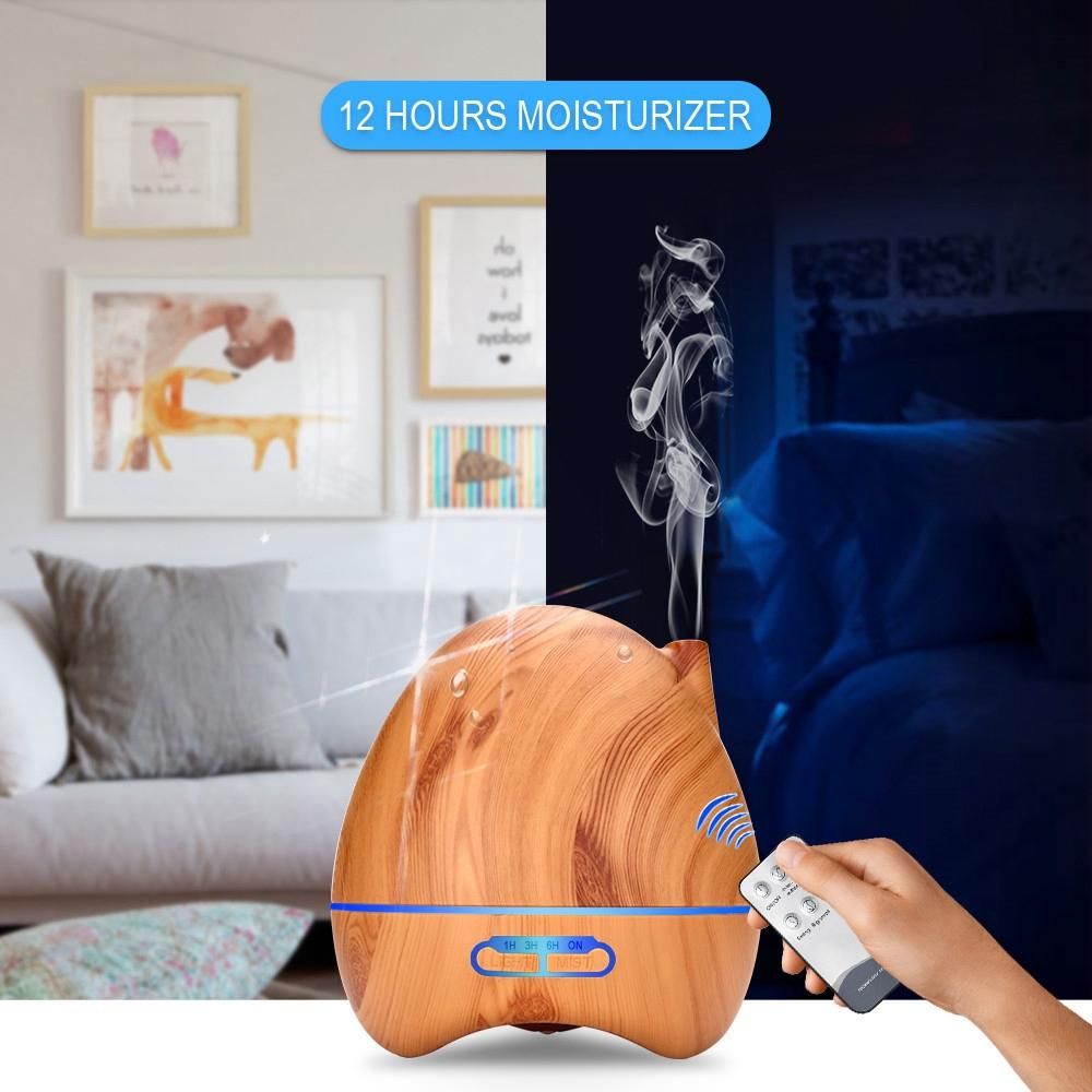 300Ml Remote Control Ultrasonic Color Led Humidifier With Us