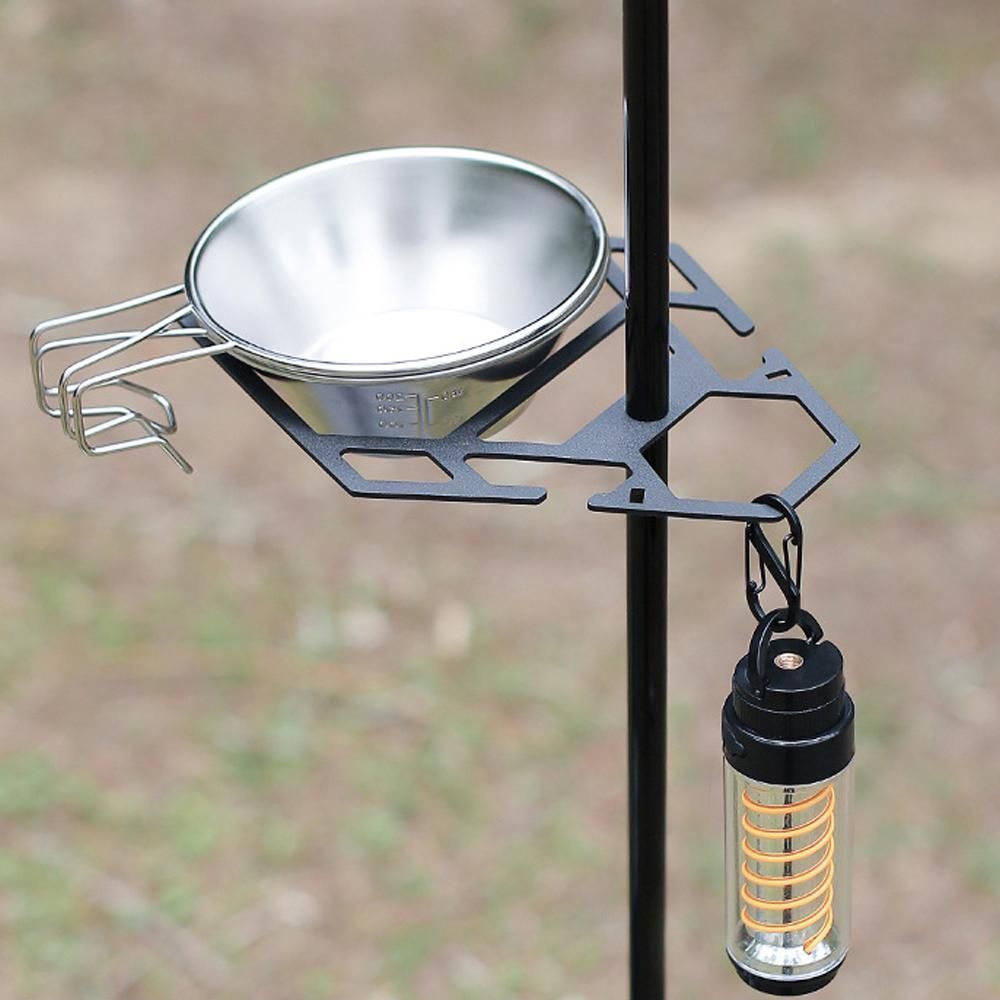Outdoor Tableware Storage Rack Sierra Bowl Support Plate Multifunctional Tabletop Light Bracket Portable Camping Picnic Sierra Cups Storage Tray
