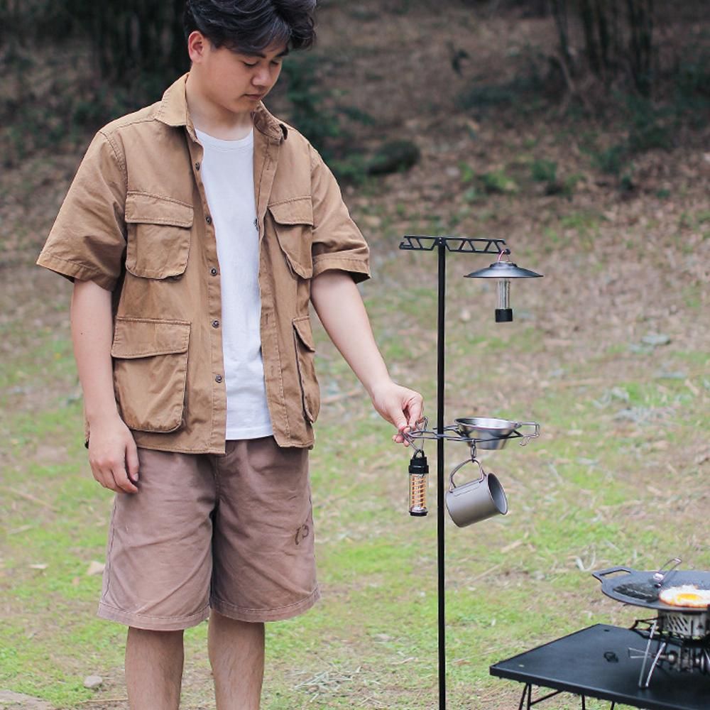 Outdoor Tableware Storage Rack Sierra Bowl Support Plate Multifunctional Tabletop Light Bracket Portable Camping Picnic Sierra Cups Storage Tray