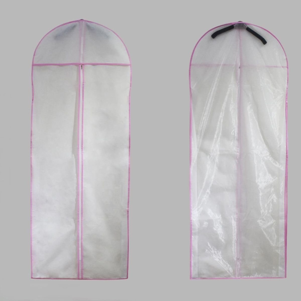 Dress Storage Bag Suit Shirt Protector Dust Cover Pink
