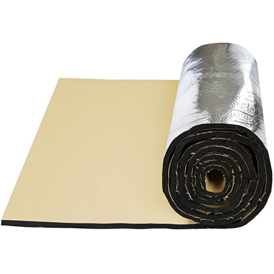 1pc Heat Sound Deadening Insulation Mat Deadener Pad Car Auto Exhaust Muffler Hood Door Waterproof