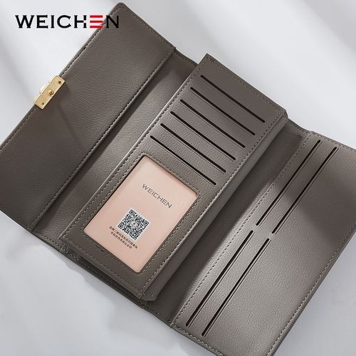 Pearl Element Women Wallets Credit Card Purse Pocket Ladies Clutch Bag-Pink