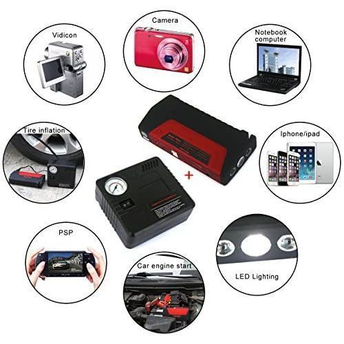 Battery Jump Starter With Tire Inflator