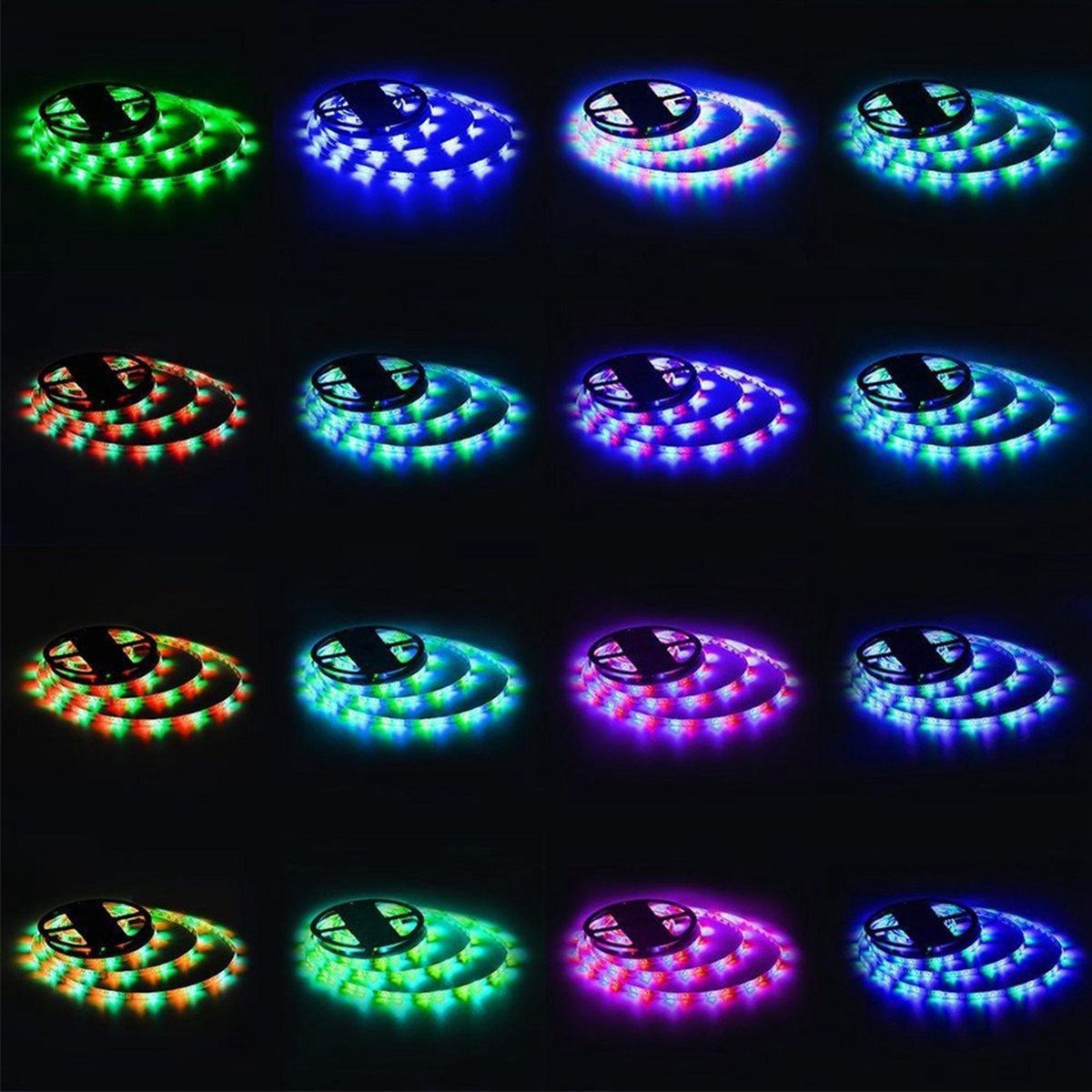 10M LED Light Strip RGB 3528 600 LED Flexible Light Strip with 44 Key Remote ControllerController for Bedroom Christmas