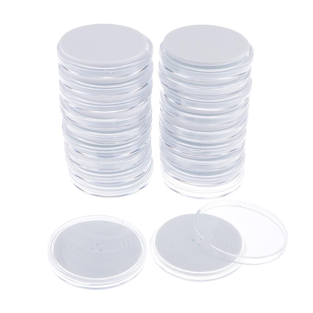 2X Pack Of 10, 46mm Coin  Holder Protect Gasket Coin Holder