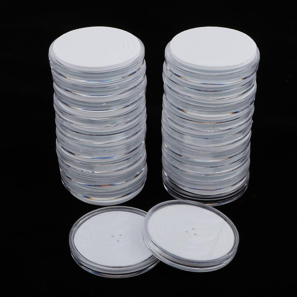 2X Pack Of 10, 46mm Coin  Holder Protect Gasket Coin Holder