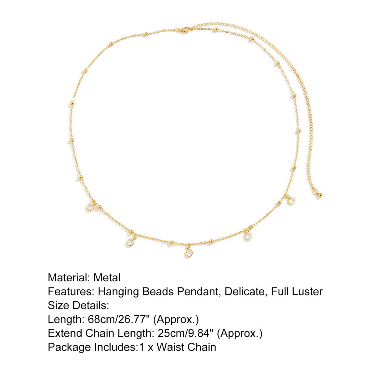 Belly Belt Chains Sexy Belt Belly Waist Women Golden