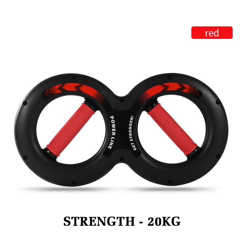 5-30kg 8-Word Chest Expander Power Wrist Device Workout Muscle Fitness Sports-Burgundy