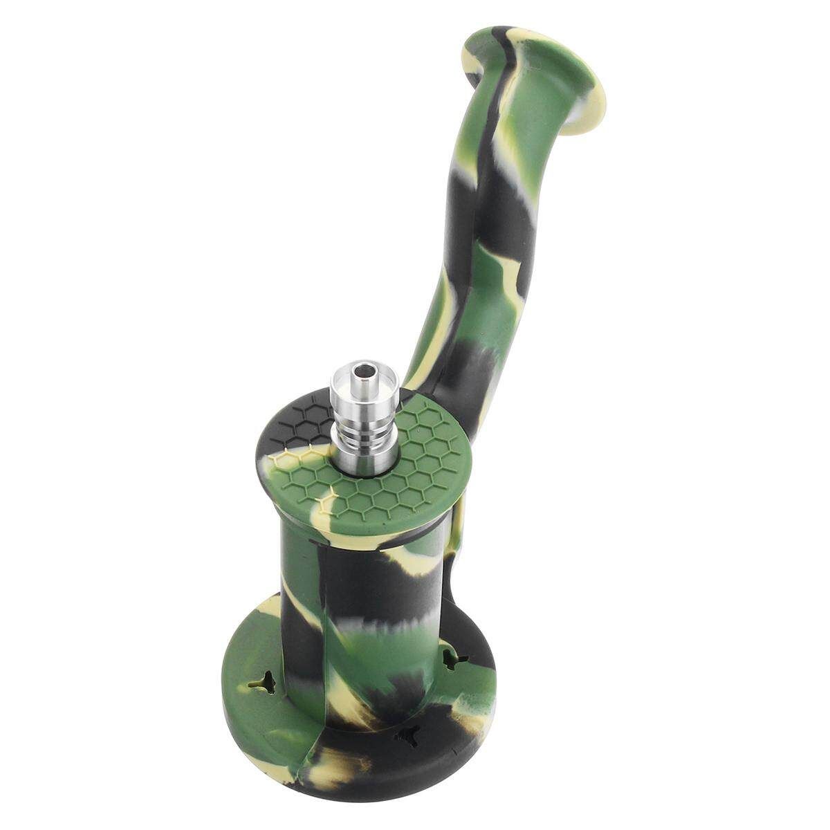 Authentic SILICONE DAB RIG Multicolors Silicone Dab Water Pipe