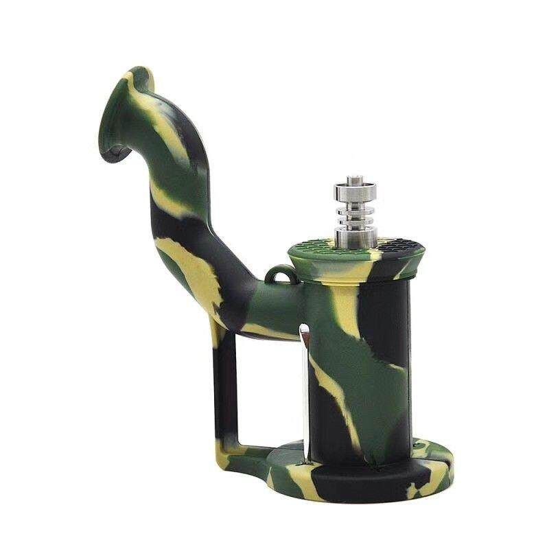 Authentic SILICONE DAB RIG Multicolors Silicone Dab Water Pipe
