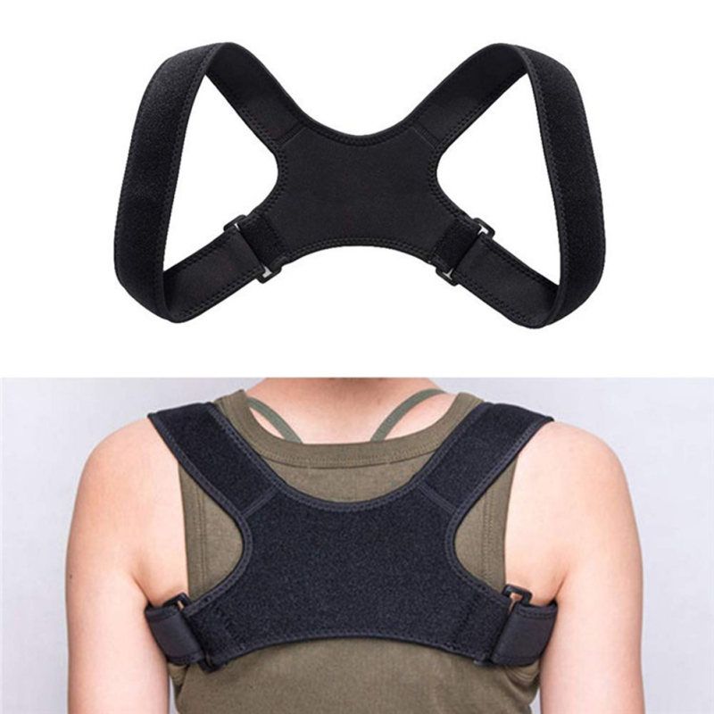 Adjustable Therapy Back Posture Corrector Clavicle-Black
