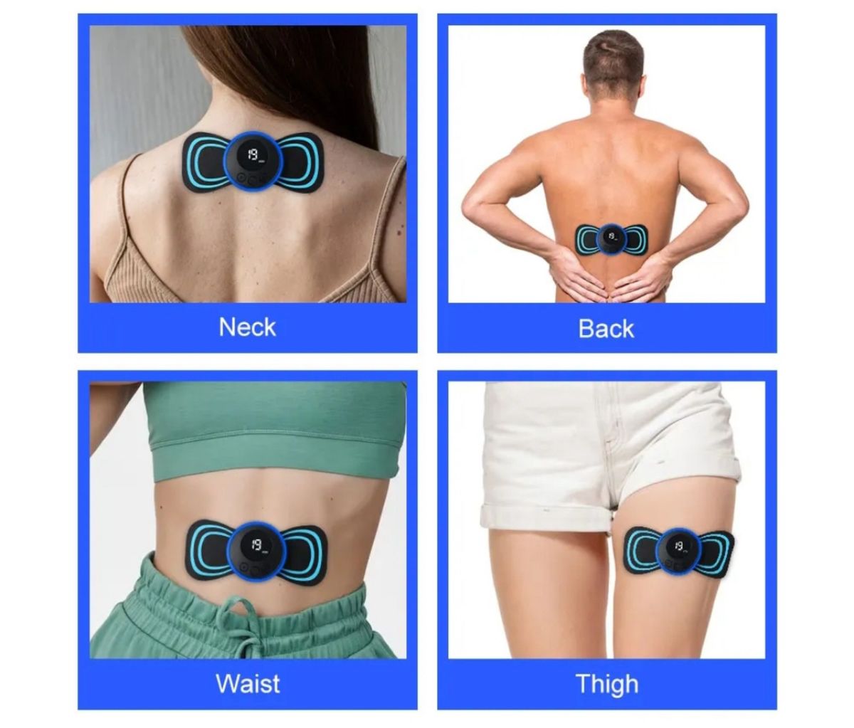 Portable USB Neck Massager Mini Muscle Relief Pain