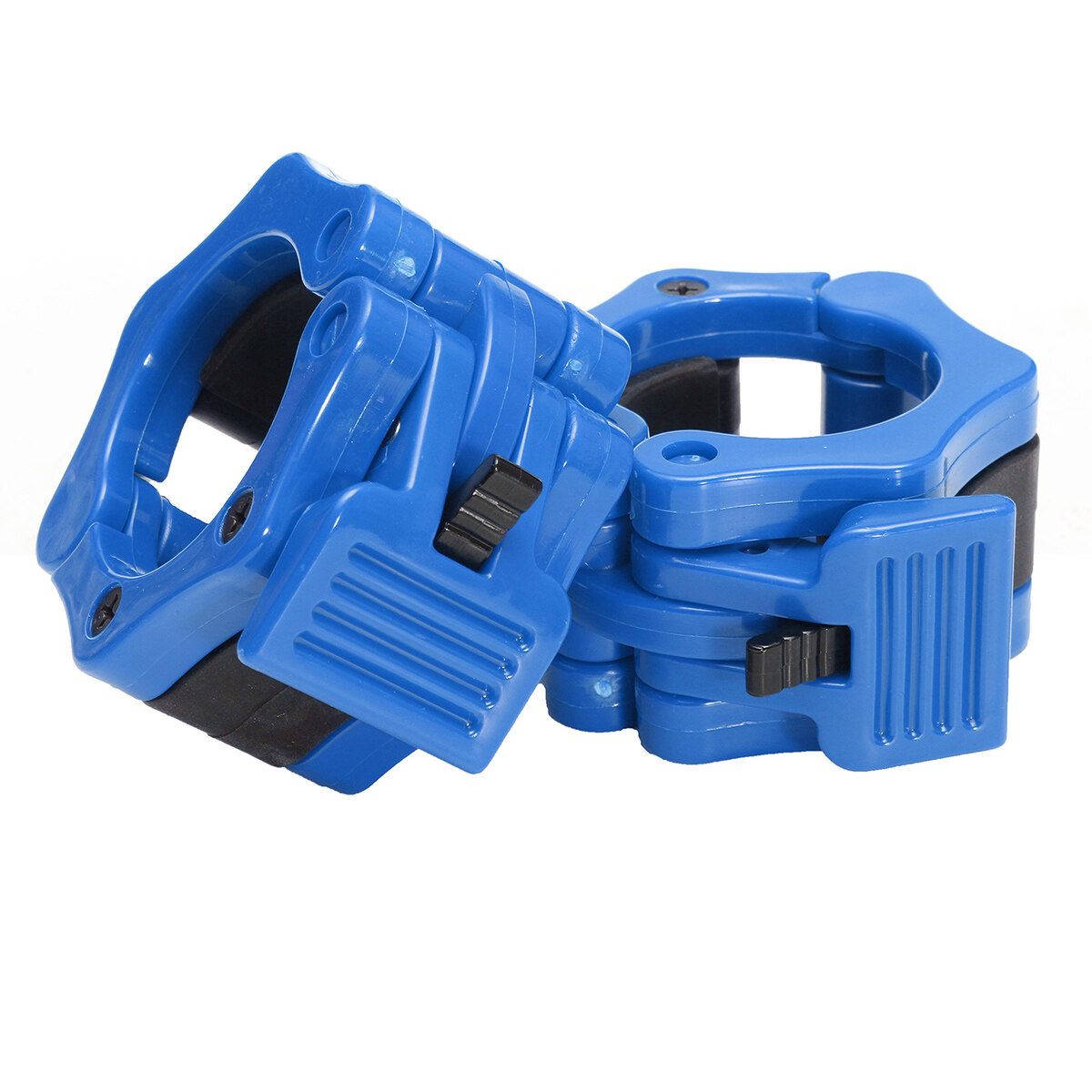 1 Pair Dumbbell Barbell Bar Spinlock Collars Clips For Weight Clamps Training Blue Blue