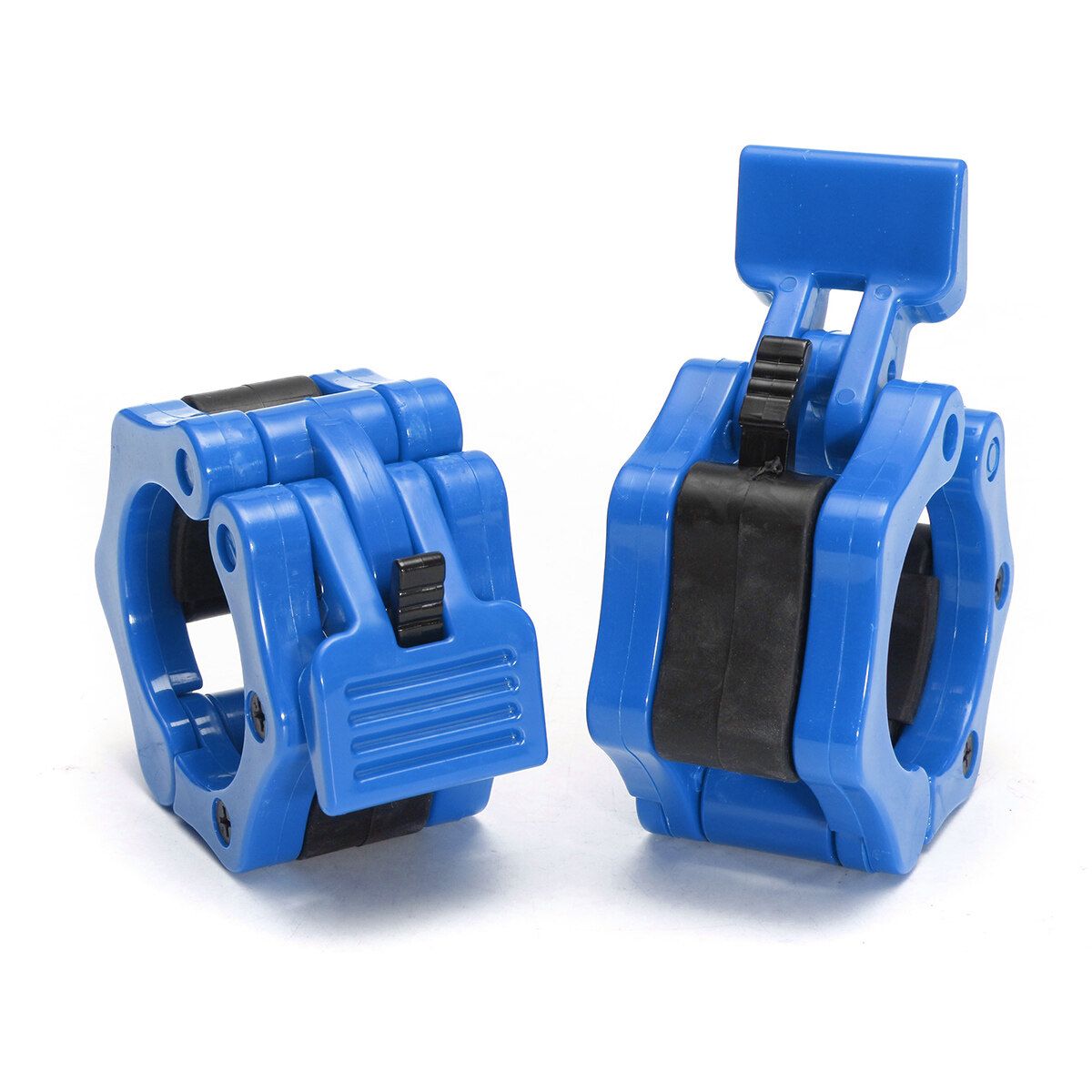 1 Pair Dumbbell Barbell Bar Spinlock Collars Clips For Weight Clamps Training Blue Blue