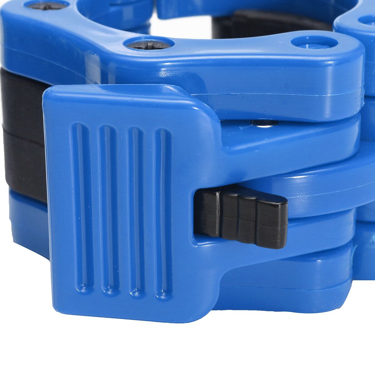 1 Pair Dumbbell Barbell Bar Spinlock Collars Clips For Weight Clamps Training Blue Blue
